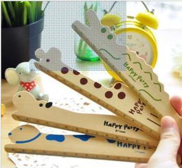 卡通小木尺 童趣與實(shí)用的文具精品